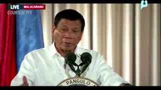 WATCH: President Rodrigo Duterte in Malacañang