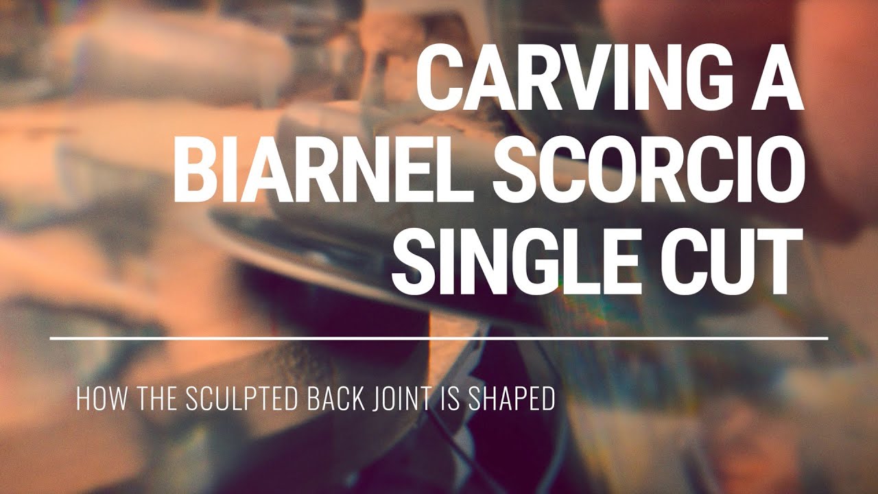 Making a Bass Carving a Biarnel Scorcio Single Cut bass from scratch YouTube