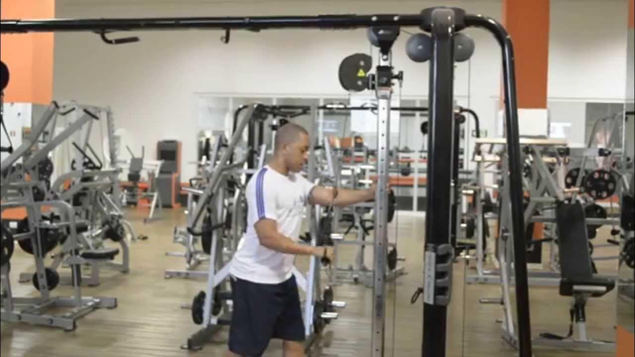 Tríceps Pulley Unilateral Pegada Pronada YouTube