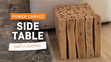 Wood Project: How To Make A Stylish Wooden Side Table - Part 2 | Arbortech Tools