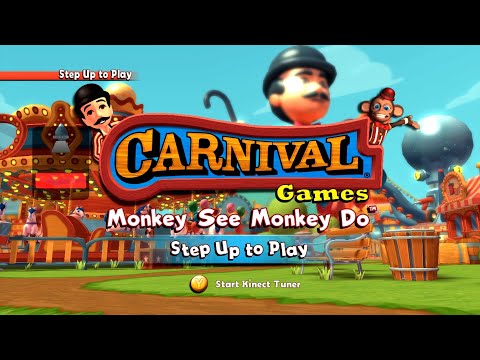 Carnival Games: Monkey See, Monkey Do! Xbox 360 Kinect Playthrough - Kinect Time