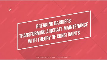 LNO Fireside Chats: Transforming Aircraft Maintenance with Theory of Constraints