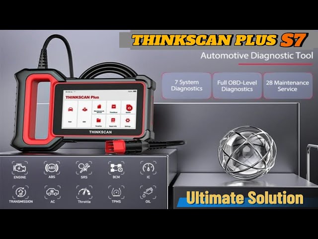 THINKSCAN PLUS S7 - OBD2 Scanner ABS/SRS/Engine/Transmission/BCM/AC/IC —  THINKCAR