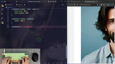 ASMR Programming - Portfolio Card Design - No Talking