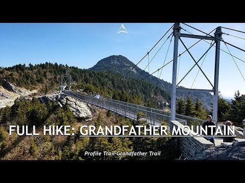 Full Hike Wm Stabilized The Mile High Swinging Bridge On Grandfather Mountain In North Carolina
