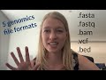 5 genomics file formats you must know