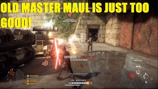 Maul devastated this team too quickly Oh yeah, some Chewy too - Star Wars Battlefront 2