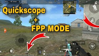 How to Enable FPP mode and quick scope in pubg mobile lite।। Play pubg lite FPP mode in ##0.21.0