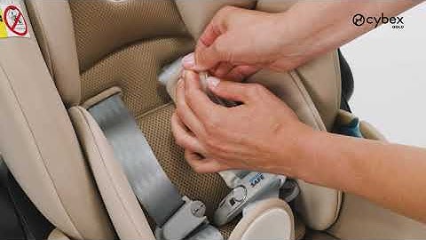 How to Reattach the Car Seat Fabrics I Cloud G Pro Car Seat I CYBEX