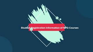 Student Registration Information Of Nvq Courses