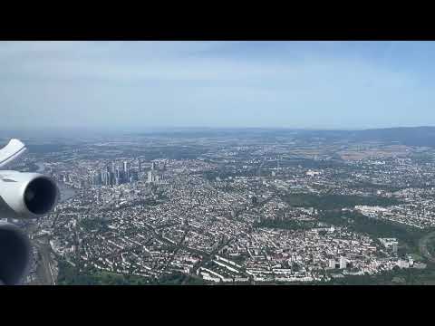 Lufthansa 747-8 Takeoff | Epic Wing View Climbout | Frankfurt to Los Angeles