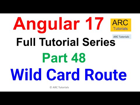 Angular 17 Tutorial For Beginners #48 - Wild Card Routes | Angular 17 Tutorial