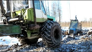 Т-150 против трактора ROTTNE F10.