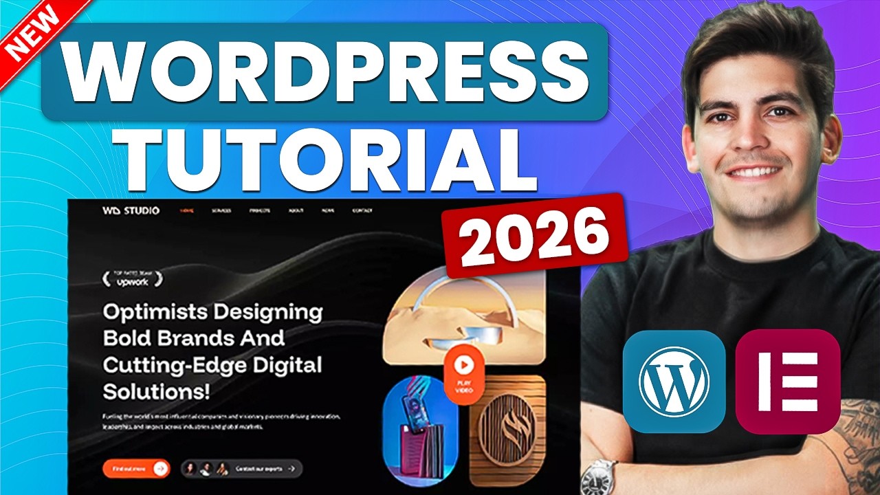 Учебное пособие по WordPress для начинающих (2026) – обновленное и простое.