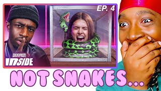 WHOSE IDEA WAS IT TO BRING THE REPTILES...SIDEMEN $1,000,000 REALITY SHOW: INSIDE EP. 4 (REACTION)