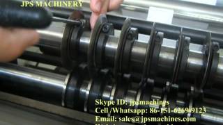 How to adjust slitting blades