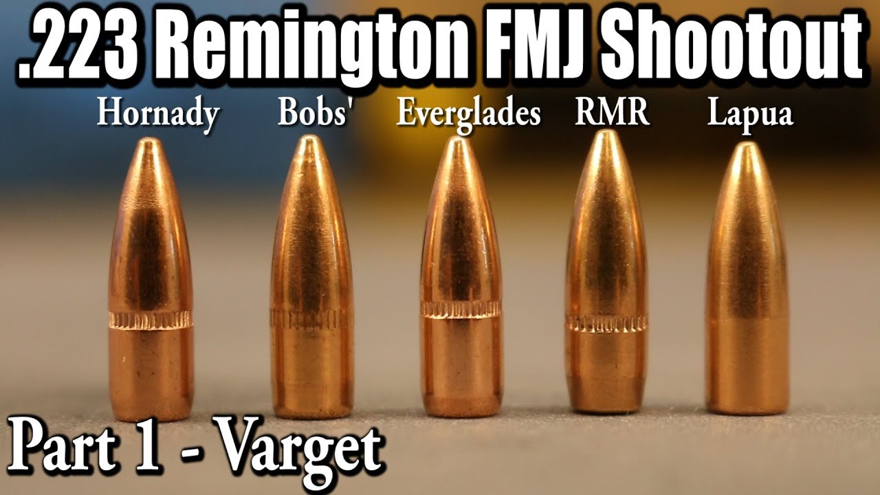 .223 Remington FMJ Shootout - Part 1 - Varget - YouTube