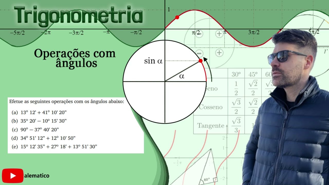 TRIGONOMETRIA - Operações com ângulos