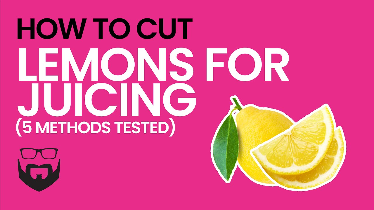 How To Cut Lemons For Juicing 5 Methods Tested YouTube How To Cut Lemons For Juicing 5 Methods Tested YouTube
