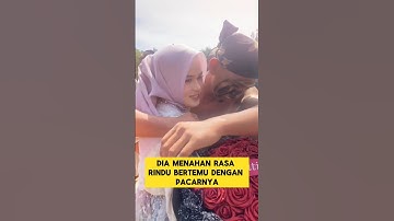 momen haru ketika pacar prajurit TNI datang ke pelantikan nya ‼️‼️ #haru #pacar #tni #momenharu
