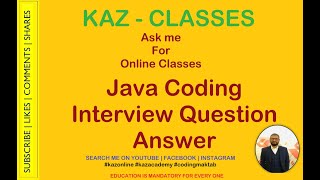 Interview Question | Java | Check Character | Vowel | Or Consonant | Coding Example | May 2024