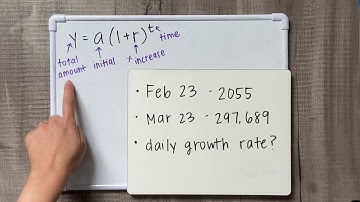 Exponential Growth Using Coronavirus Stats (COVID-19 Math Part 2!) #coronavirus #math #covidmath