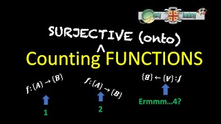 Counting Possible SURJECTIVE (onto) Functions Given Constraints