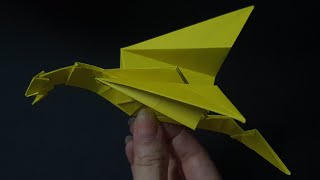 ORIGAMI - Hướng Dẫn Gấp Con Rồng Đơn Giản || Origami Easy Dragon