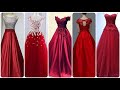 most stylish and gorgeous red maxi dress prom dress red party wear dress collection