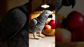 Genius parrot picks cage lock, struts for grapes 🦜 #shorts #funny #animals