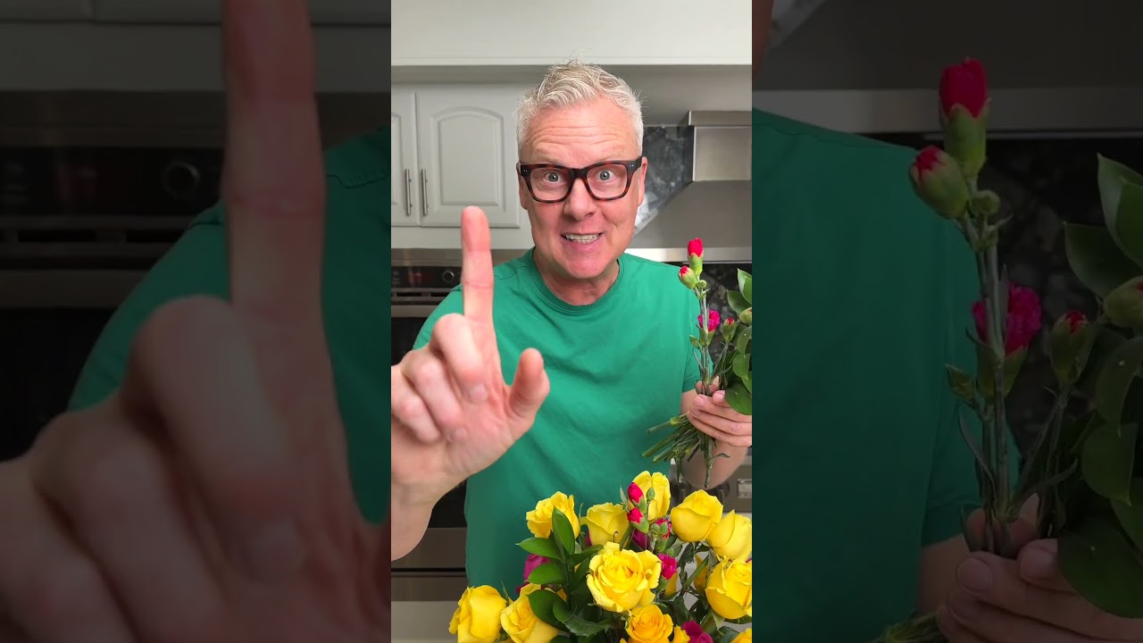 A Quick & Affordable flower arrangement anyone can do!