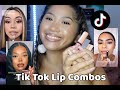 Trying TikTok Lip Combos!