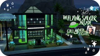 FLYING SAUCER ARCADE! | TS4 - Object swap collab w/ZIISTEL!