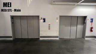 Two MEI Hydraulic Elevators at IKEA (Main) in St. Louis, MO