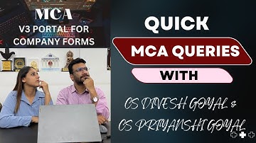 Discussion on MCA V-3 Portal