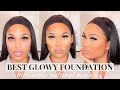 EASY GLOWY FOUNDATION ROUTINE + MAKEUP TUTORIAL + MINI CATCH UP WITH ME | Briana Monique’