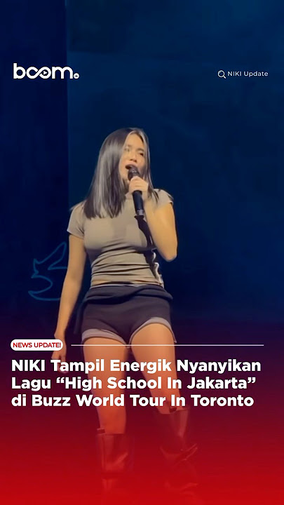 NIKI tampil energik bawakan lagu “High School in Jakarta” saat konser tunggal di Toronto #boomnews