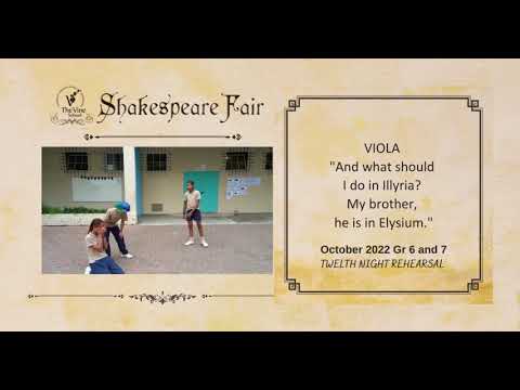 The Vine School 2022 Shakespeare Rehearsals