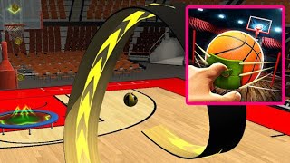 Slingshot Basketball! TrickShot first world premiere Gameplay [Android, iOS Game] screenshot 4