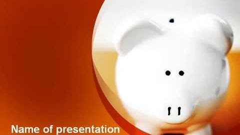 Save Money PowerPoint Template by PoweredTemplate.com