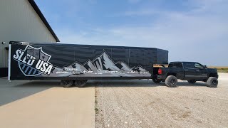 Tour of my Snowmobile Trailer