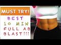 Quick  effective 10 minute ab workout