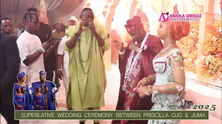 WATCH HOW SEGUN JOHNSON THRILL PRISCILLA OJO AND HER HUSBAND AT THEIR WEDDING CEREMONY.