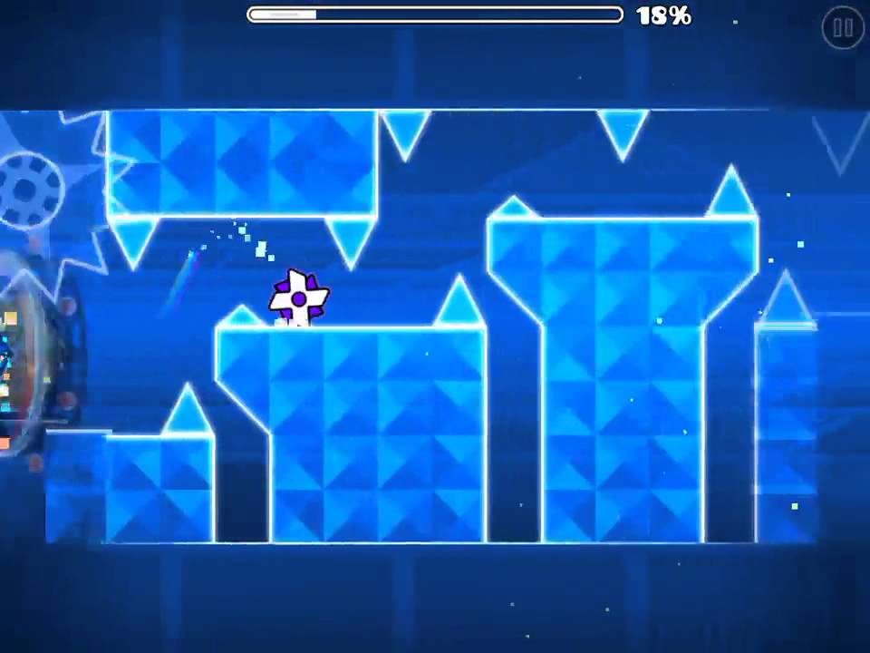 Geometry dash impossible level perfect storm 35% - YouTube