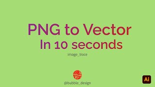 How to Convert PNG file to Vector In adobe Illustrator