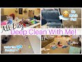 ALL DAY CLEAN WITH ME | 6 AM MORNING ROUTINE | MOVING THE COUCHES - WHAT A MESS!!!