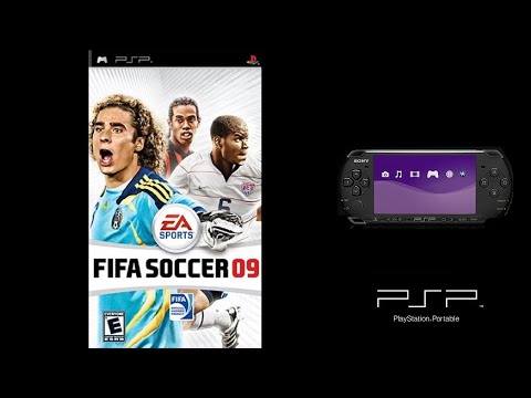 FIFA 09 (Sony PSP) Barcelona vs Atlante (Gameplay) The PSP Files