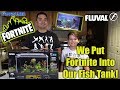 How to setup a 5 gallon aquarium properly - FortNite Themed! Fluval Spec V in 4K!