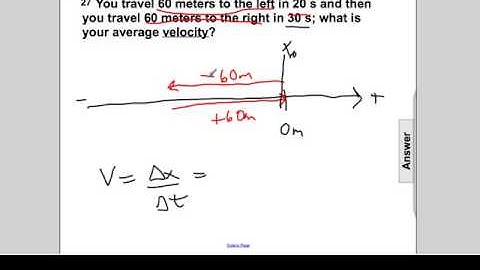 Kinematics - Average Velocity Q27