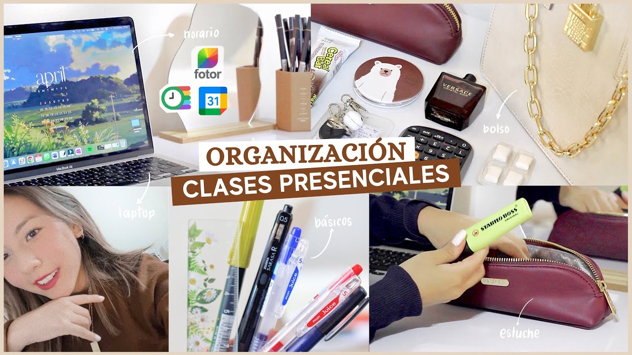 Cómo me organizo para clases Presenciales y Virtuales 📚 Tips de Estudio y Organización